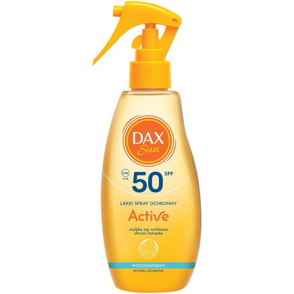 DAX SUN Transparentny Spray do Opalania SPF50 200ml