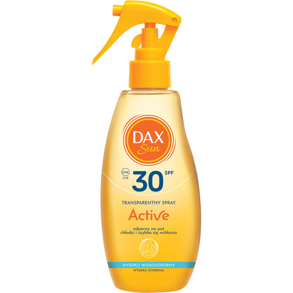DAX SUN transparentny Spray do Opalania SPF30 200ml