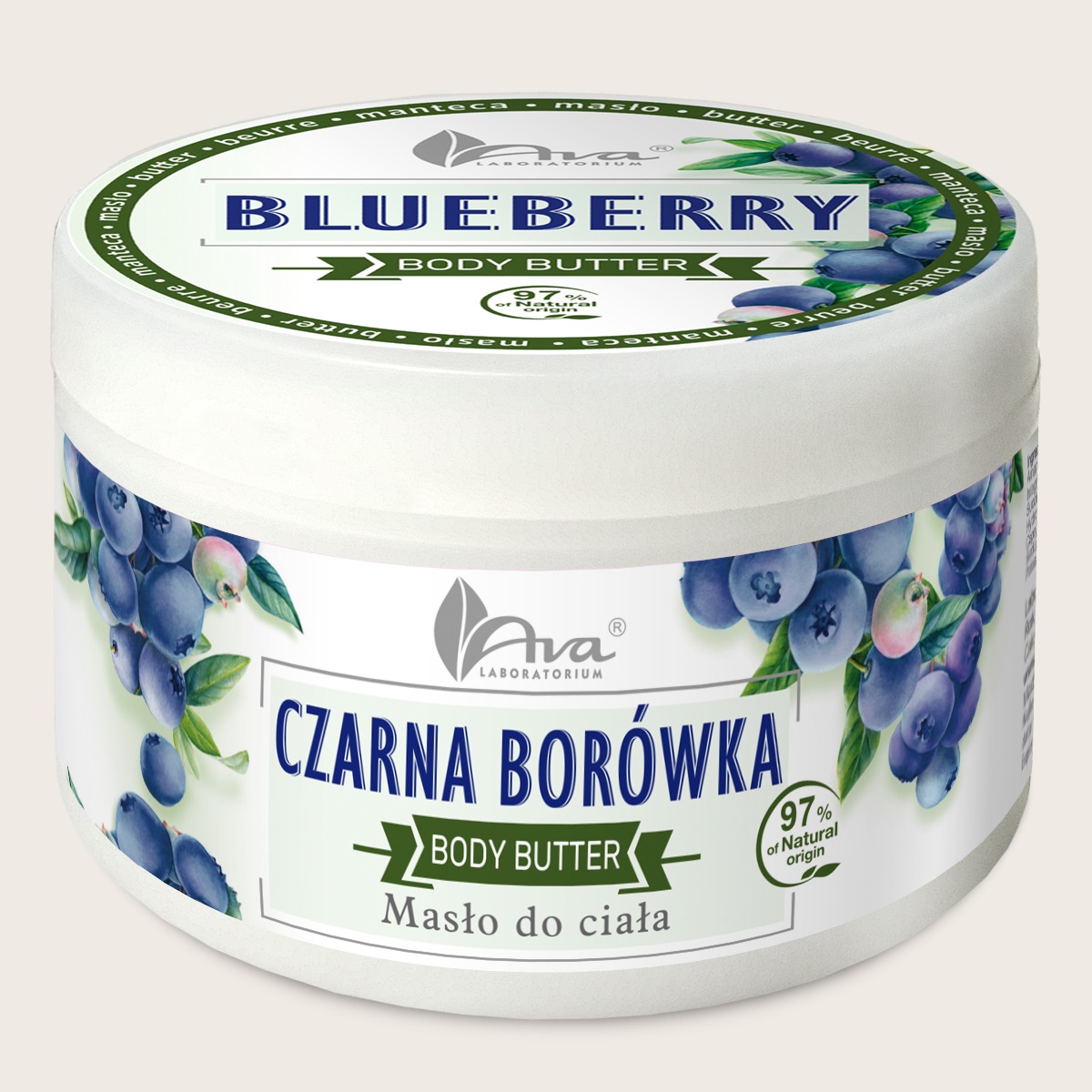 Body Butter Masło do Ciała Czarna Borówka