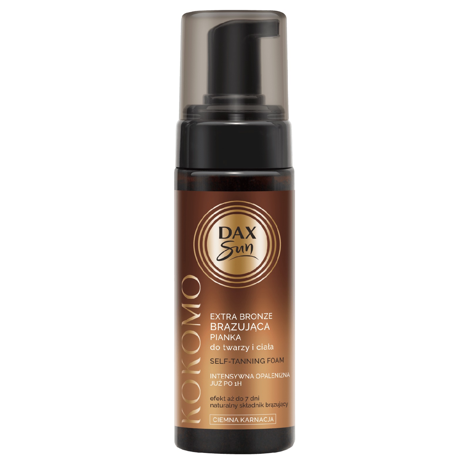 DAX SUN Brązująca Pianka do Twarzy i Ciała 160ml