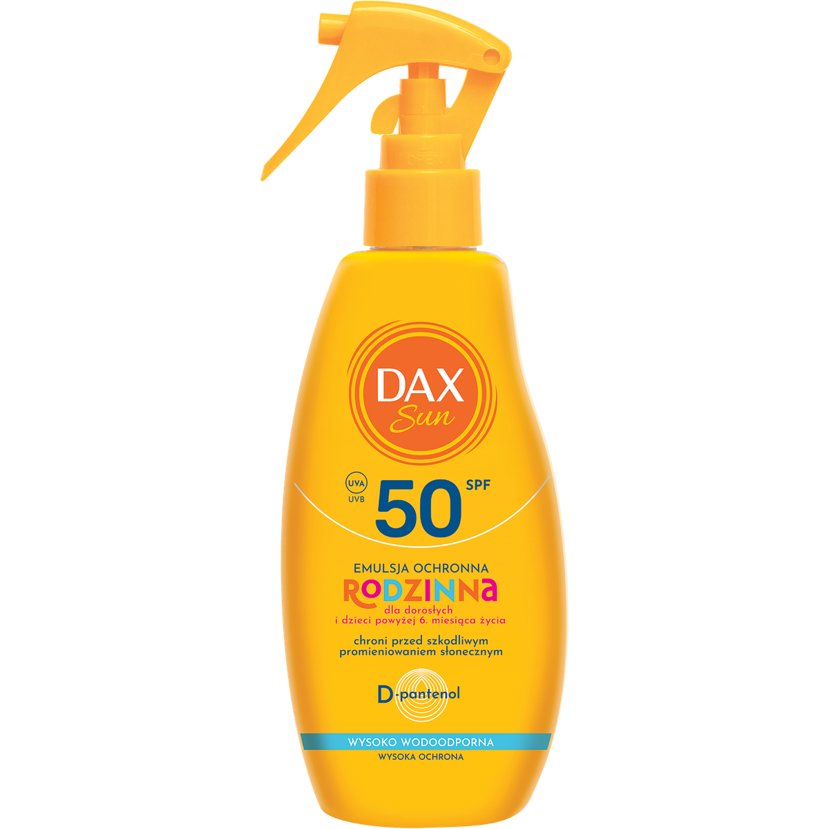 DAX SUN Rodzinna Emulsja do Opalania SPF50 200ml