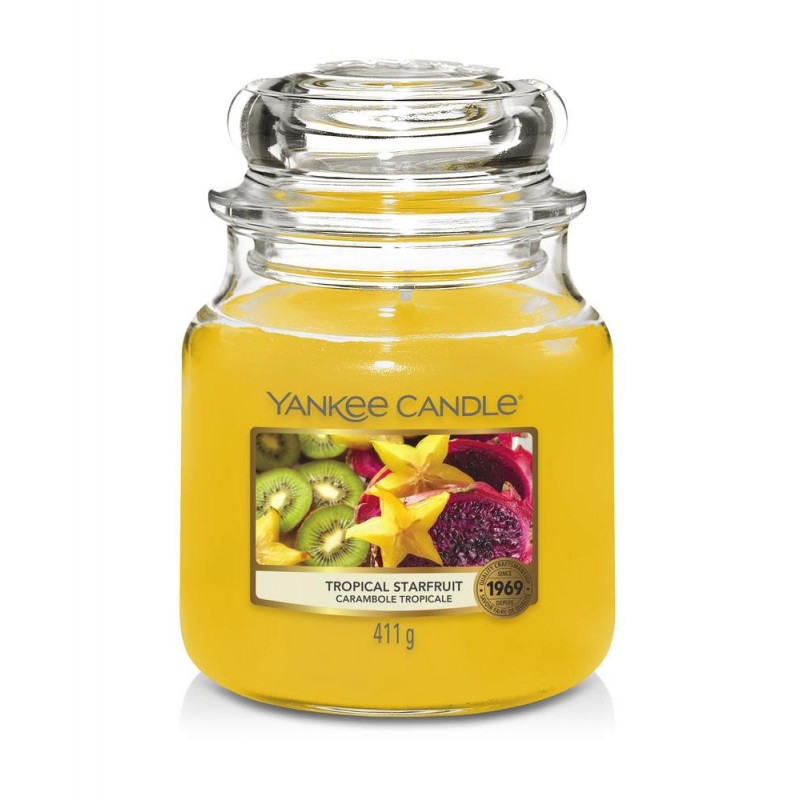 Yankee Candle Świeca w Średnim Słoiku Tropical Starfruit