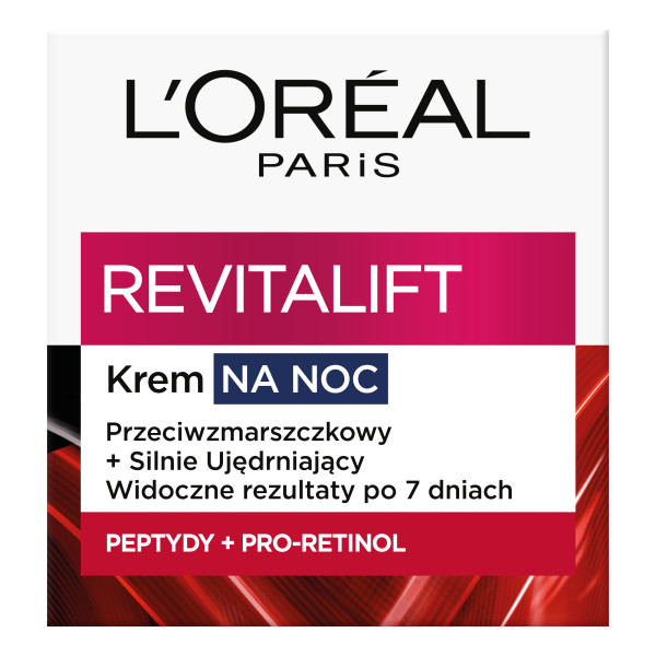 Loreal Revitalift Krem Przeciwzmarszczkowy 40+ na Noc 50ml