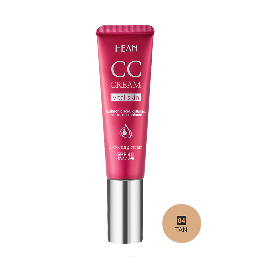 HEAN Krem CC Vital Skin 04 Tan SPF40