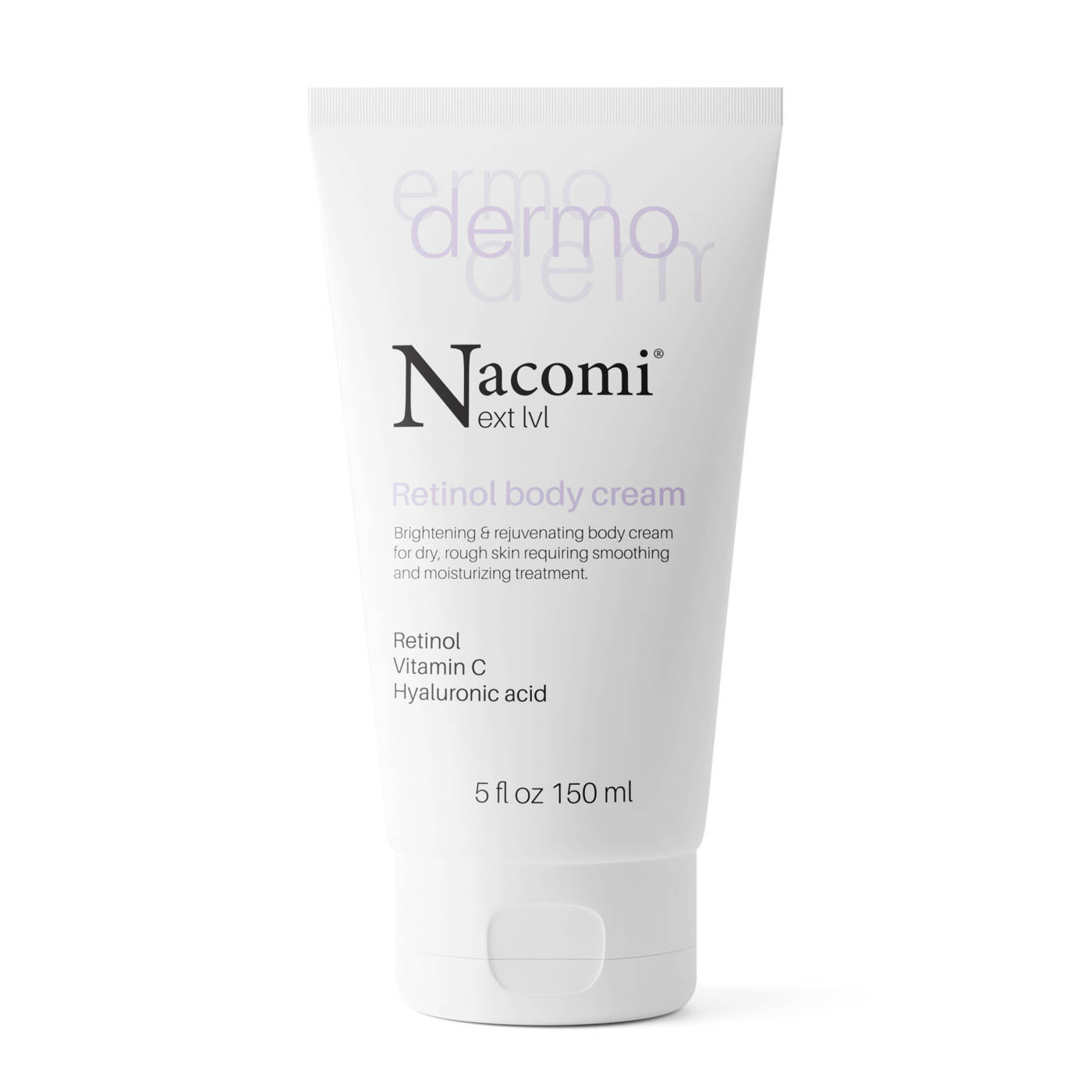 Nacomi Next LvL Dermo Retinol Body Cream Krem do Ciała z Retinolem i Witaminą C 150ml