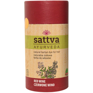 Sattva Naturalna Henna - Ziołowa Farba do Włosów Red Wine 150ml