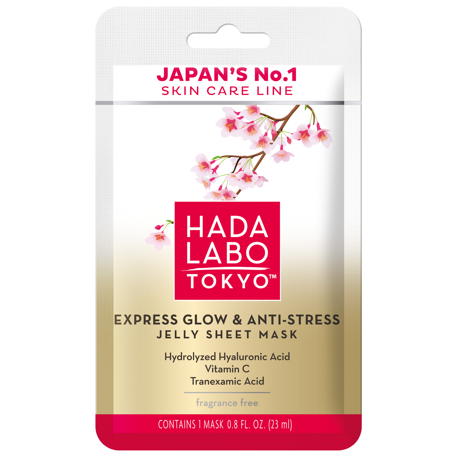 Hada Labo Tokyo Premium Bankietowa Maska Express Glow & Anti-Stress