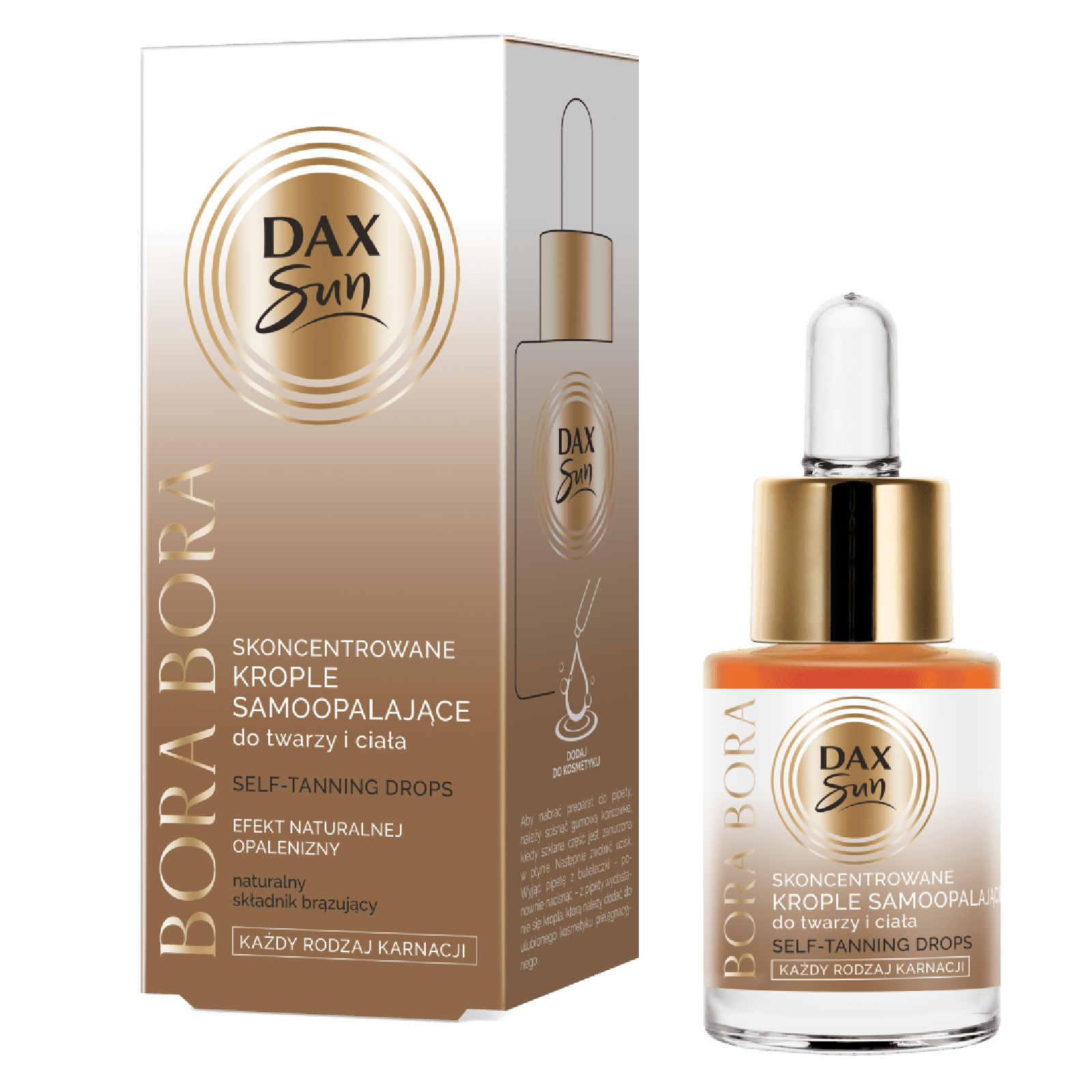 DAX SUN Skoncentrowane Krople Samoopalające Bora Bora 15ml