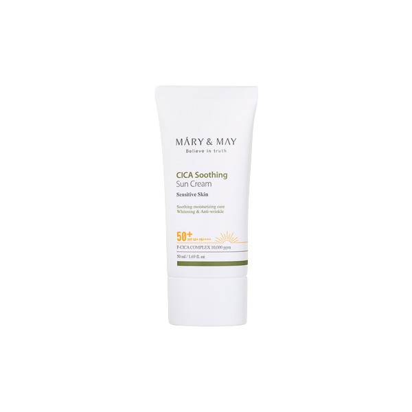 Mary & May Cica Soothing Sun Cream Krem do Twarzy SPF50+ 50ml
