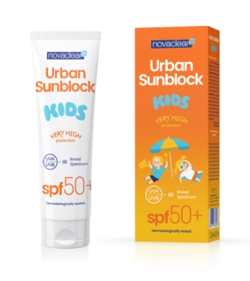 NovaClear Urban Sunblock Krem Ochronny dla Dzieci SPF50 125ml