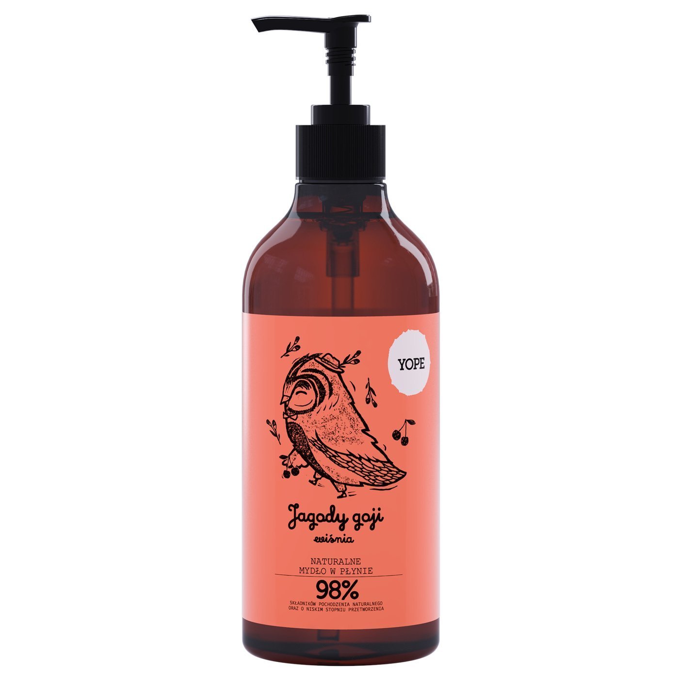 Yope Mydło w Płynie Jagody Goji i Wiśnia 500ml