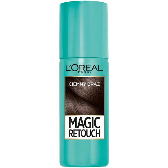 Loreal Magic Retouch Spray do Retuszu Odrostów Ciemny Brąz