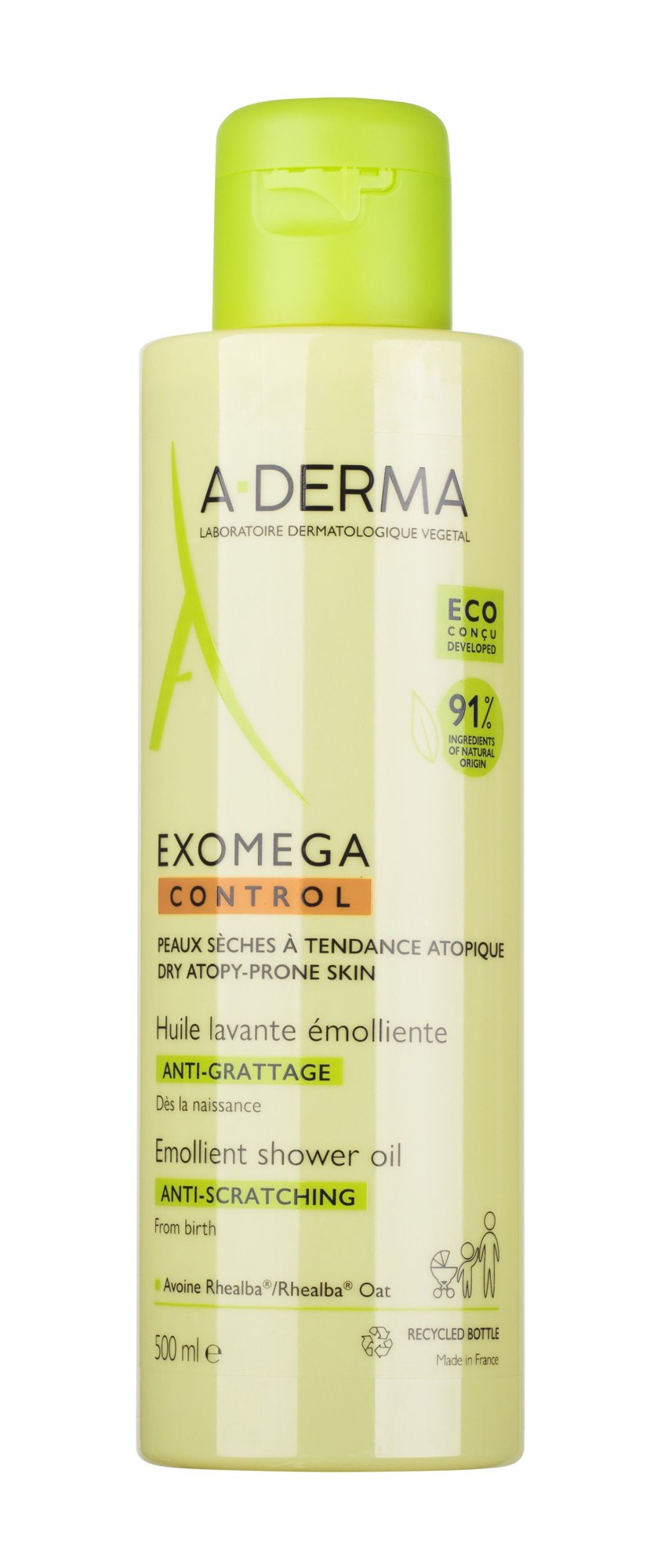 A-Derma Control Emolient Olejek pod Prysznic 500ml