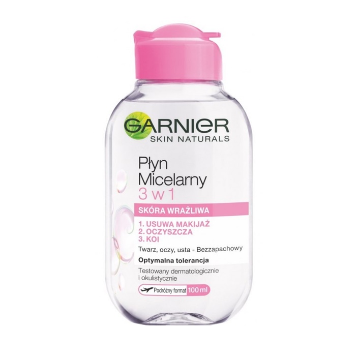 Garnier Skin Naturals Płyn Micelarny 3w1 Skóra Wrażliwa 100ml