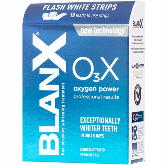 BLANX O3X Paski Wybielający 10 Sztuk
