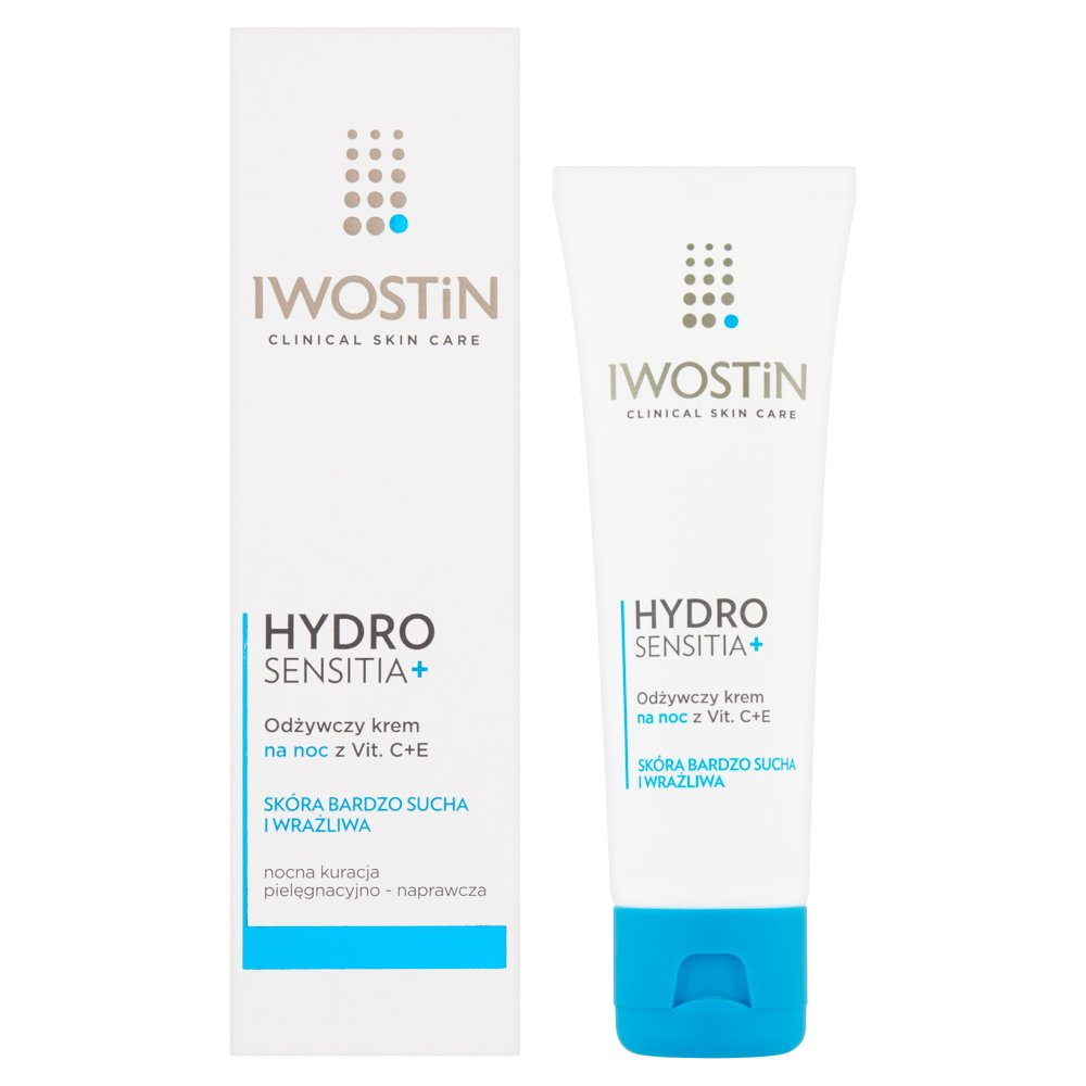 Iwostin Hydro Sensitia Krem Odżywczy na Noc z Wit C+E 50ml