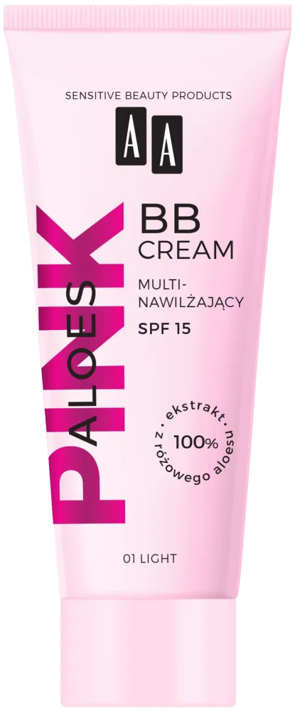 Aloes Pink Krem BB Multi-Nawilżający SPF 15 01 Light