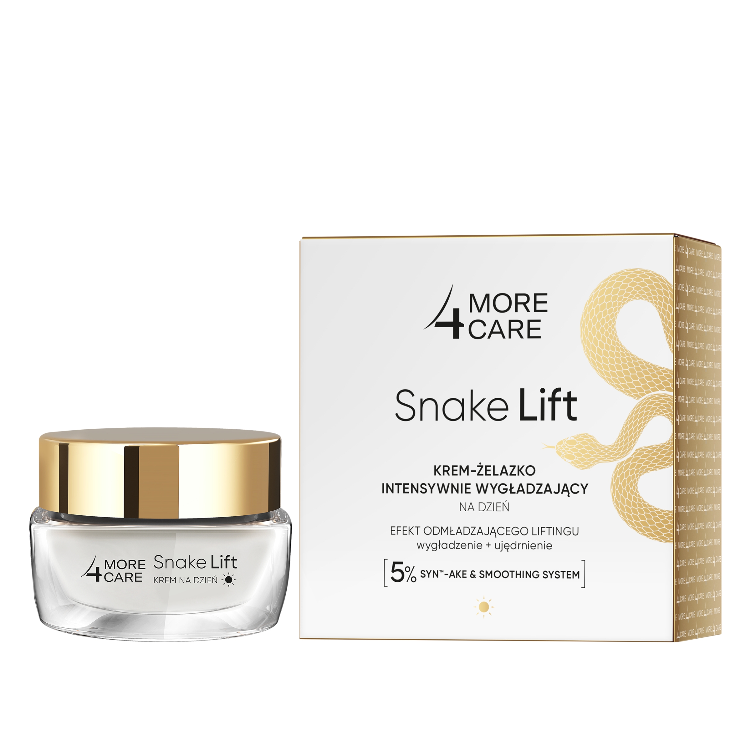 More4Care Snake Lift Intensywnie Wygłądzający Krem-Żelazko na Dzień 50ml