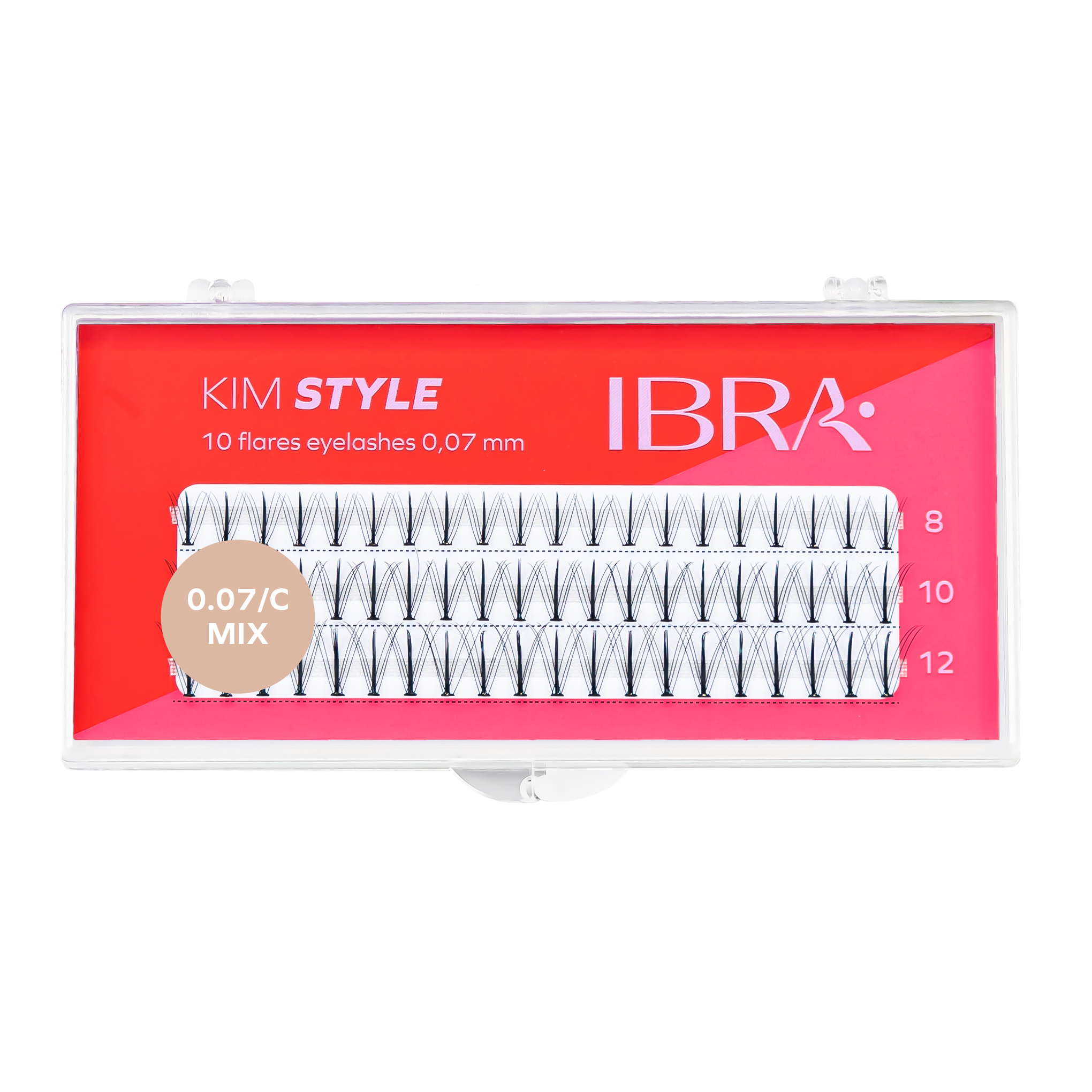 IBRA Makeup Zestaw Kępek Kim Style C 0,07-MIX