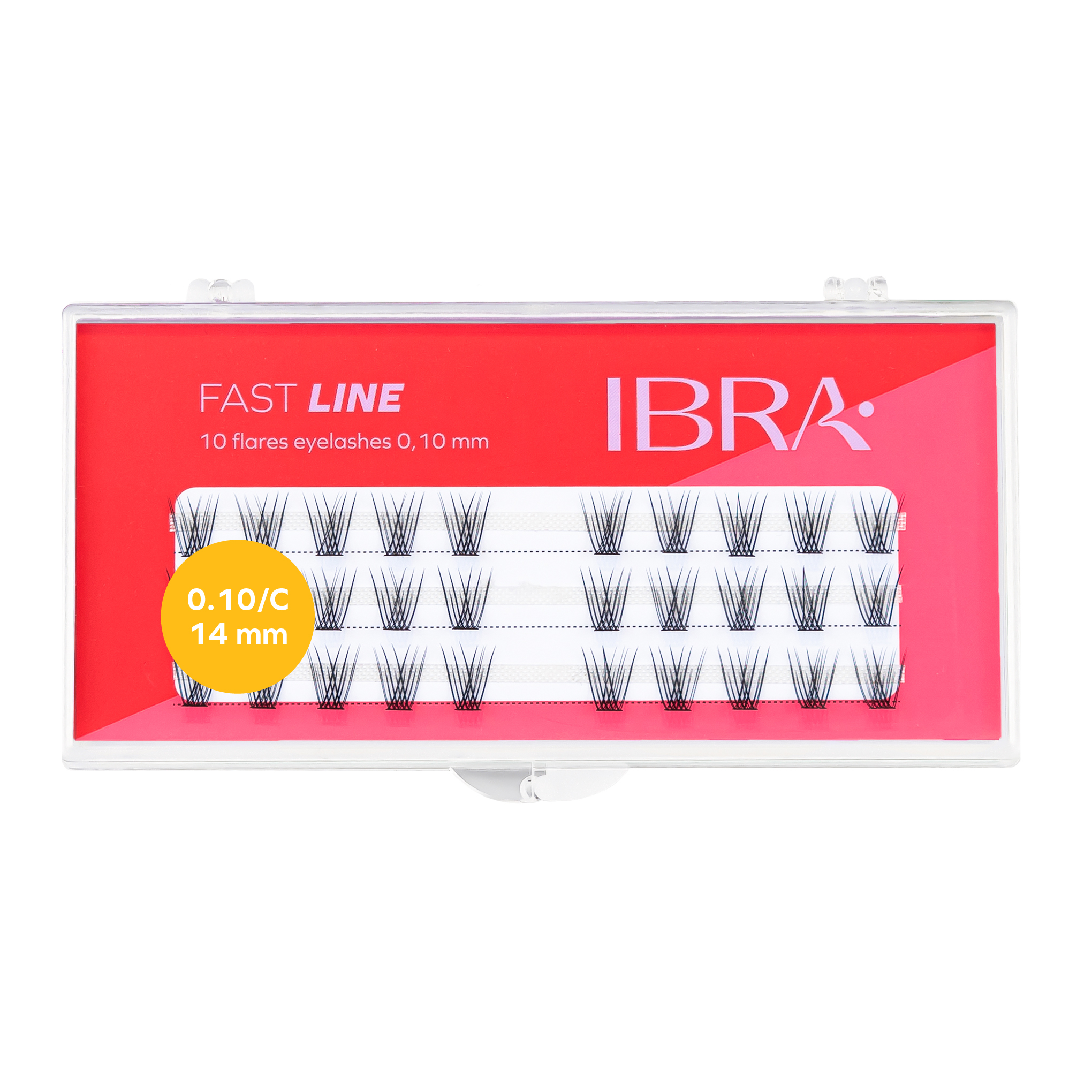 IBRA Makeup Zestaw Kępek Fast Line C 0,10-14mm