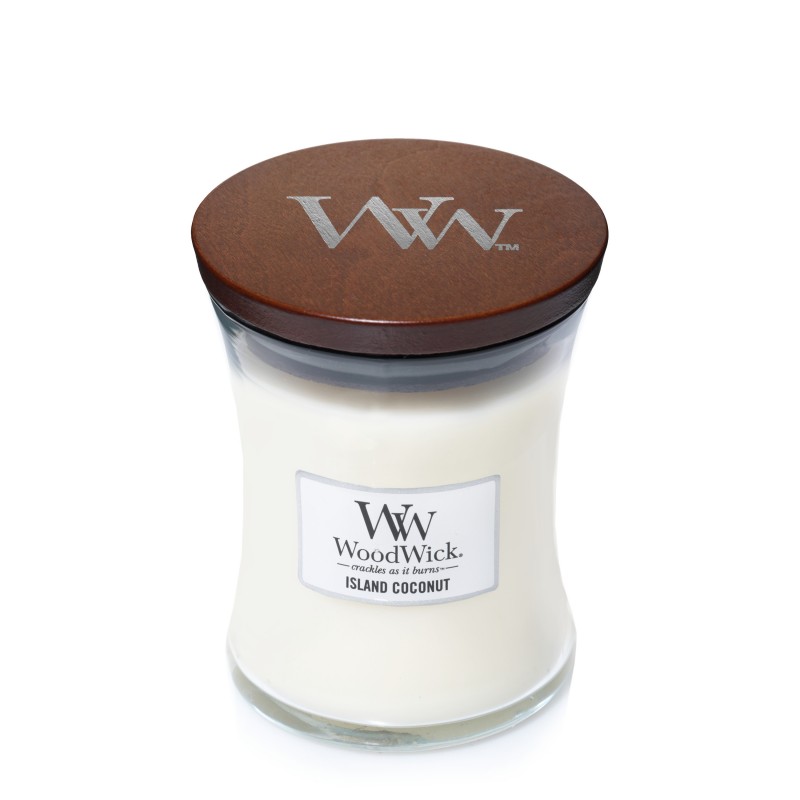 WoodWick Świeca Średnia Island Coconut