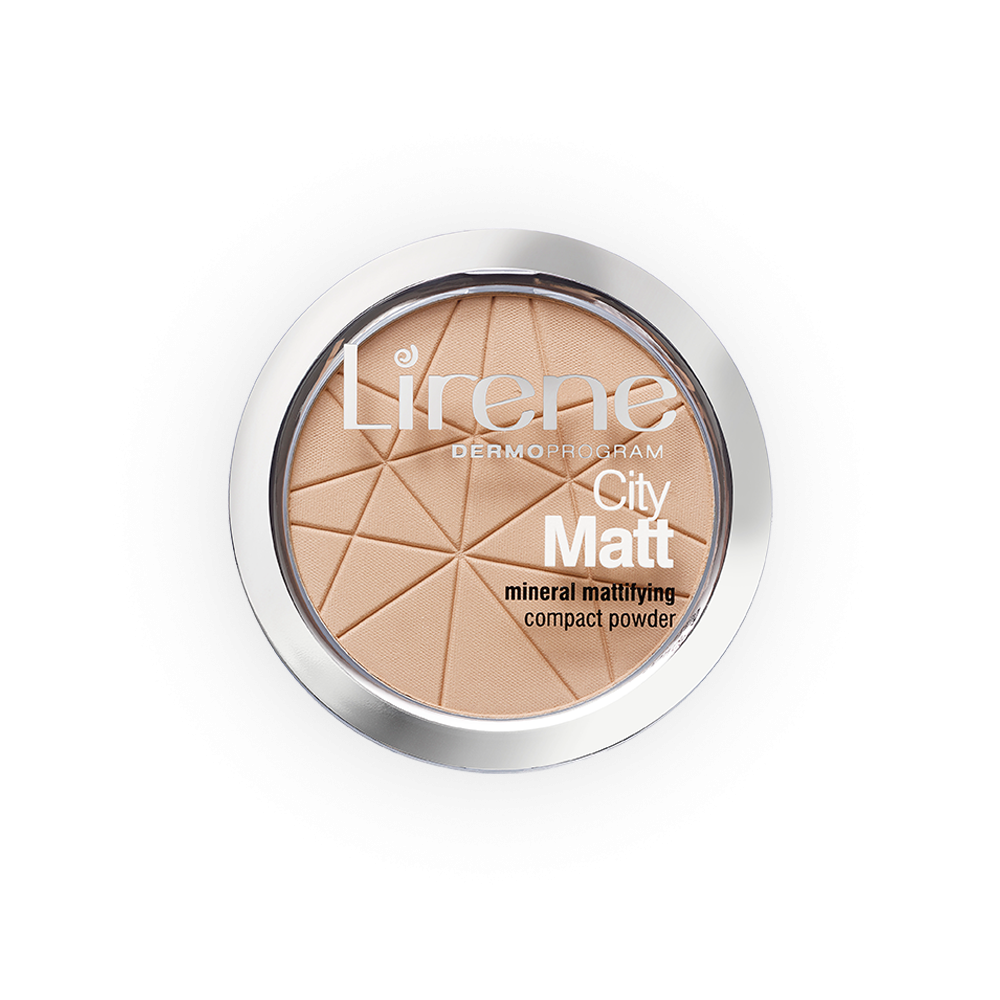 Lirene City Matt Mineralny Puder Matujący 02 Naturalny