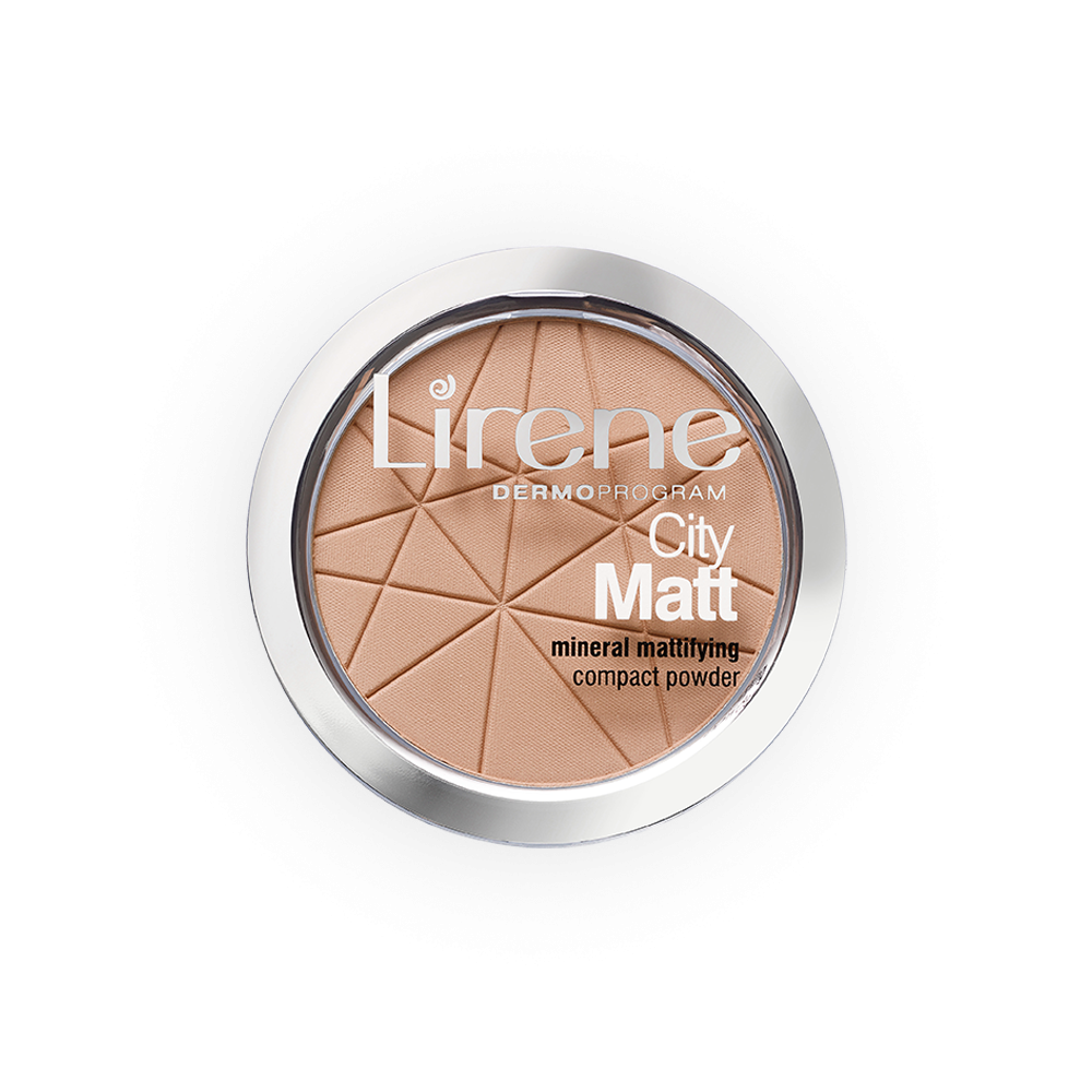 Lirene City Matt Mineralny Puder Matujący 03 Beżowy