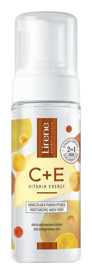 Lirene C+E Vitamin Energy C+E Nawilżająca Pianka Myjąca do Twarzy 150ml