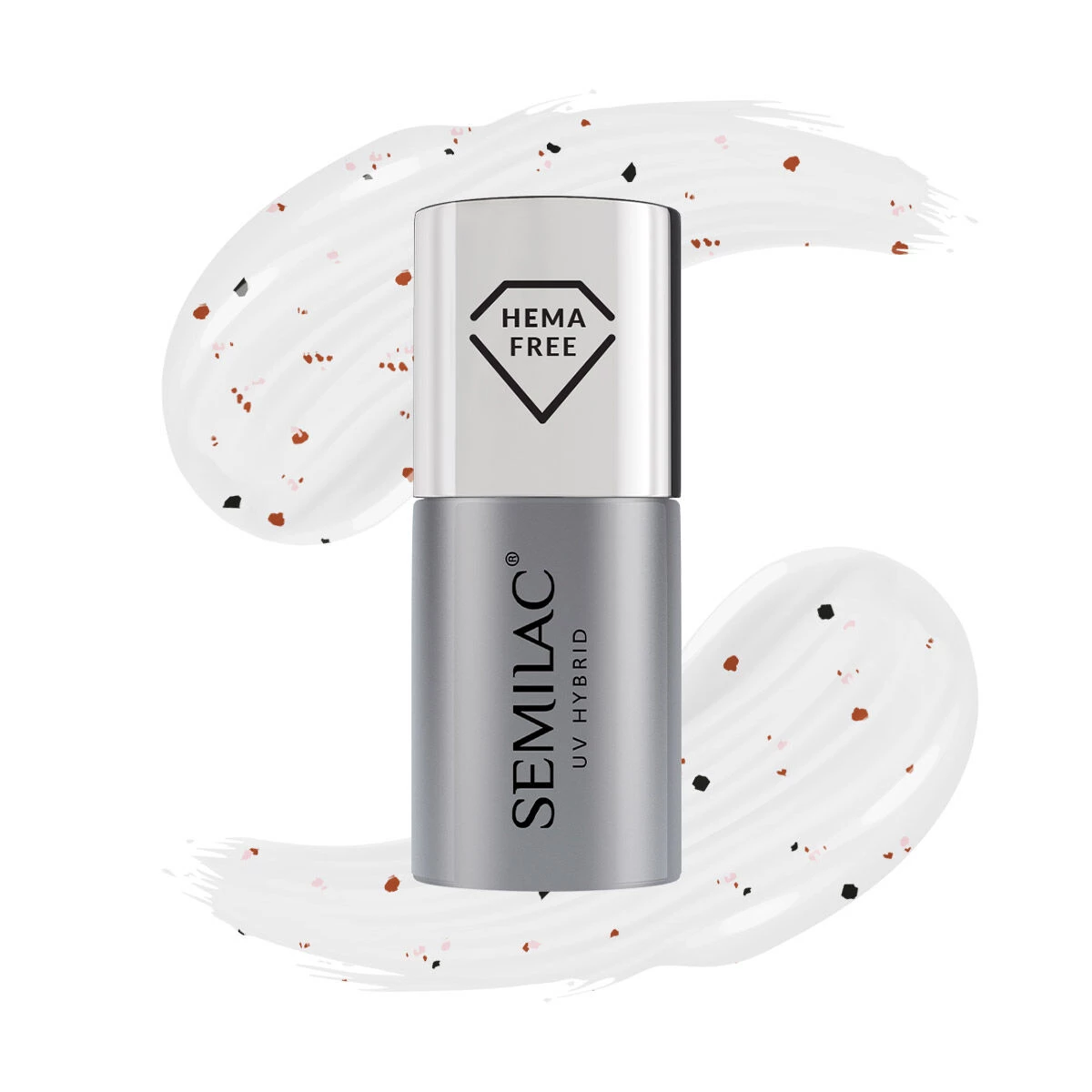 Semilac Top do Lakierów Hybrydowych Top Coat Terazzo T24