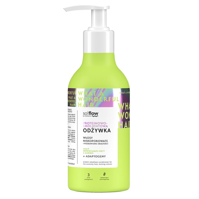 So!flow Odżywka do Włosów Niskoporowatych 400ml