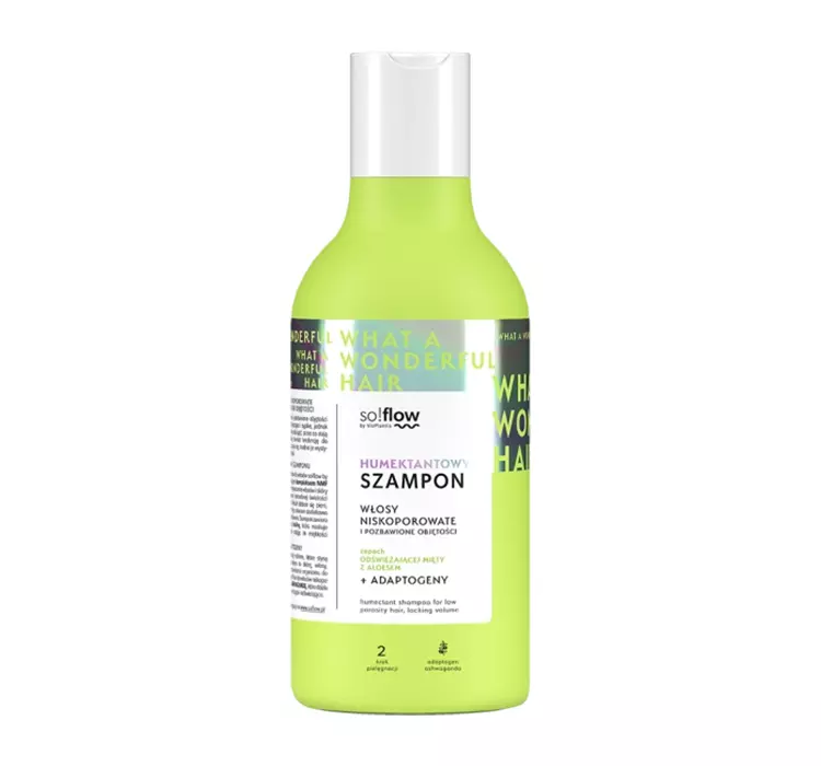 So!flow Szampon do Włosów Niskoporowatych 400ml