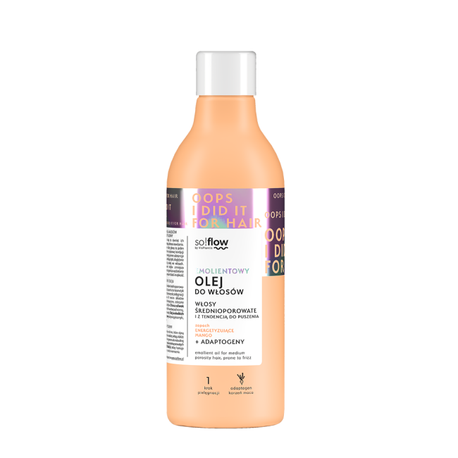 So!flow Olej do Włosów Średnioporowatych 400ml