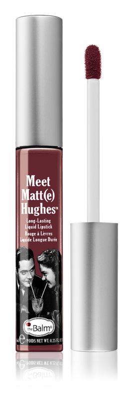 theBalm Meet Matt(e) Hughes Matowa Szminka w Płynie Fierce