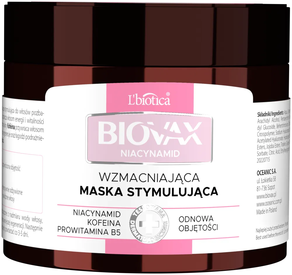 Biovax Niacynamid Maska Stymulująca 250ml