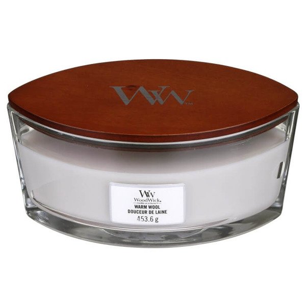WoodWick Świeca Elipsa Warm Wool