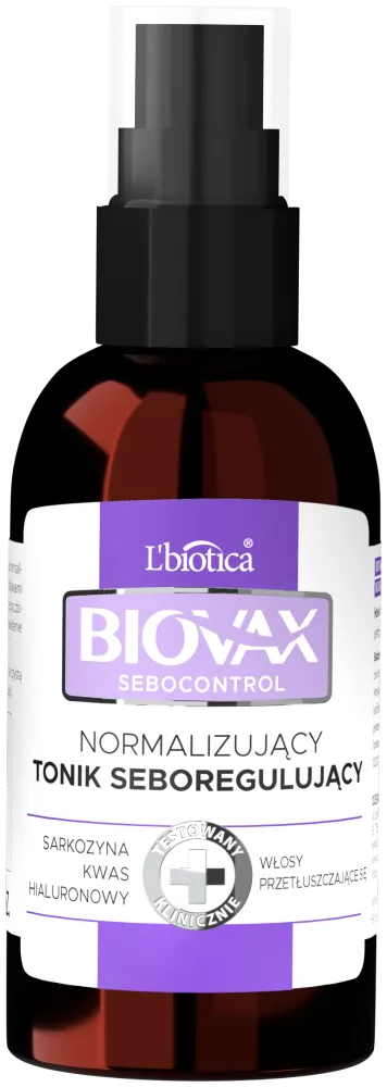 Biovax Sebocontrol Normalizujący Tonik Seboregulujący 100ml