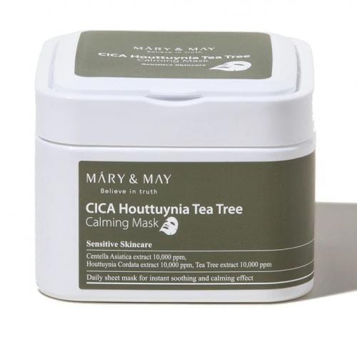 Mary & May Cica Houttuynia Tea Tree Zestaw Masek 30 Sztuk