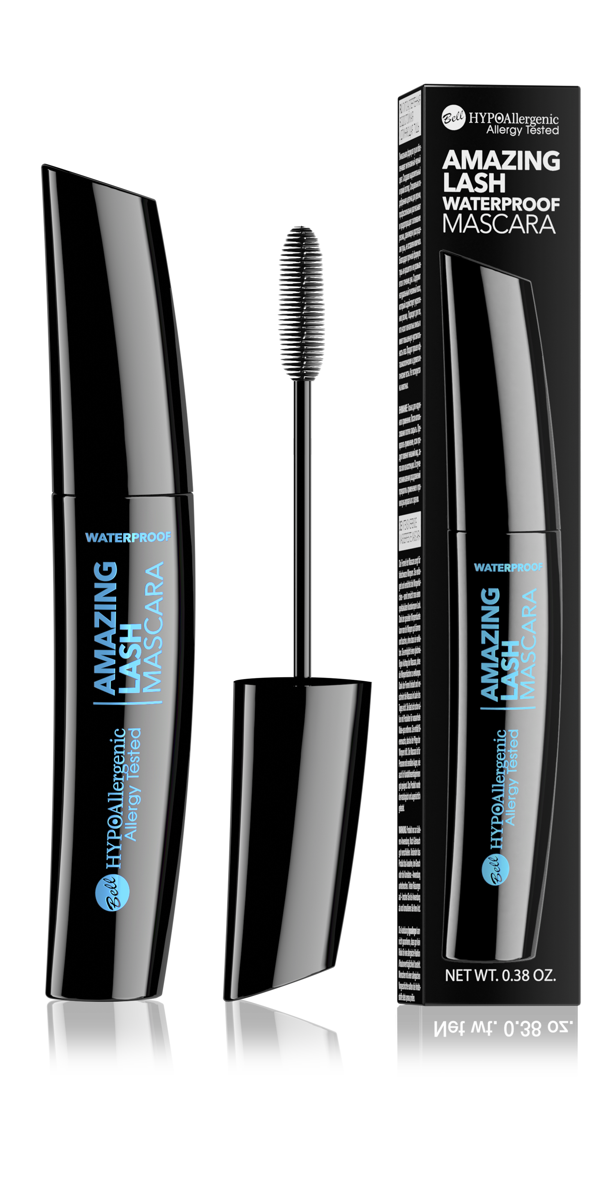 Bell HypoAllergenic Amazing Lash Waterproof Tusz do Rzęs Wodoodporny 01 Extreme Black