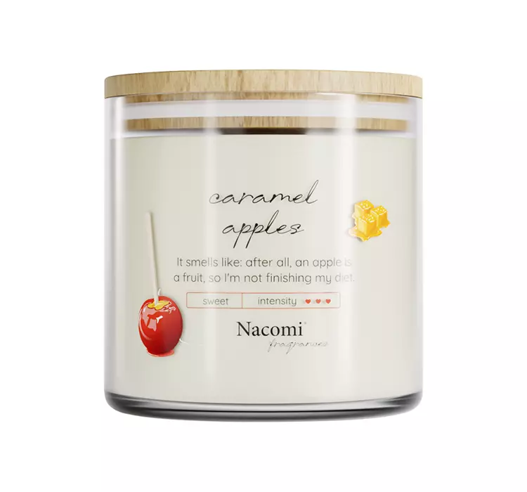 Nacomi Świeca Zapachowa Carmel Apples 450g