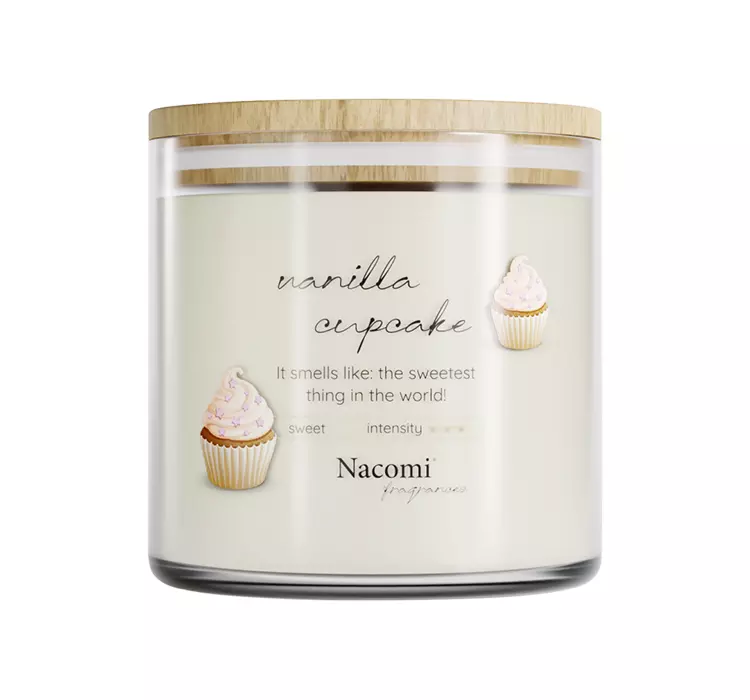Nacomi Świeca Zapachowa Vanilla Cupcake 450g