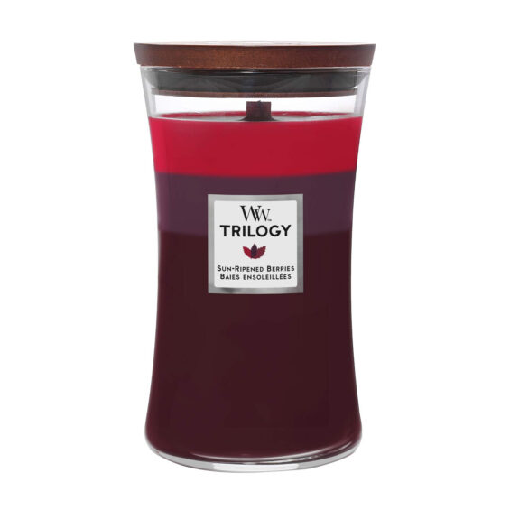 WoodWick Świeca Duża Trilogy Sun-Ripened Berries