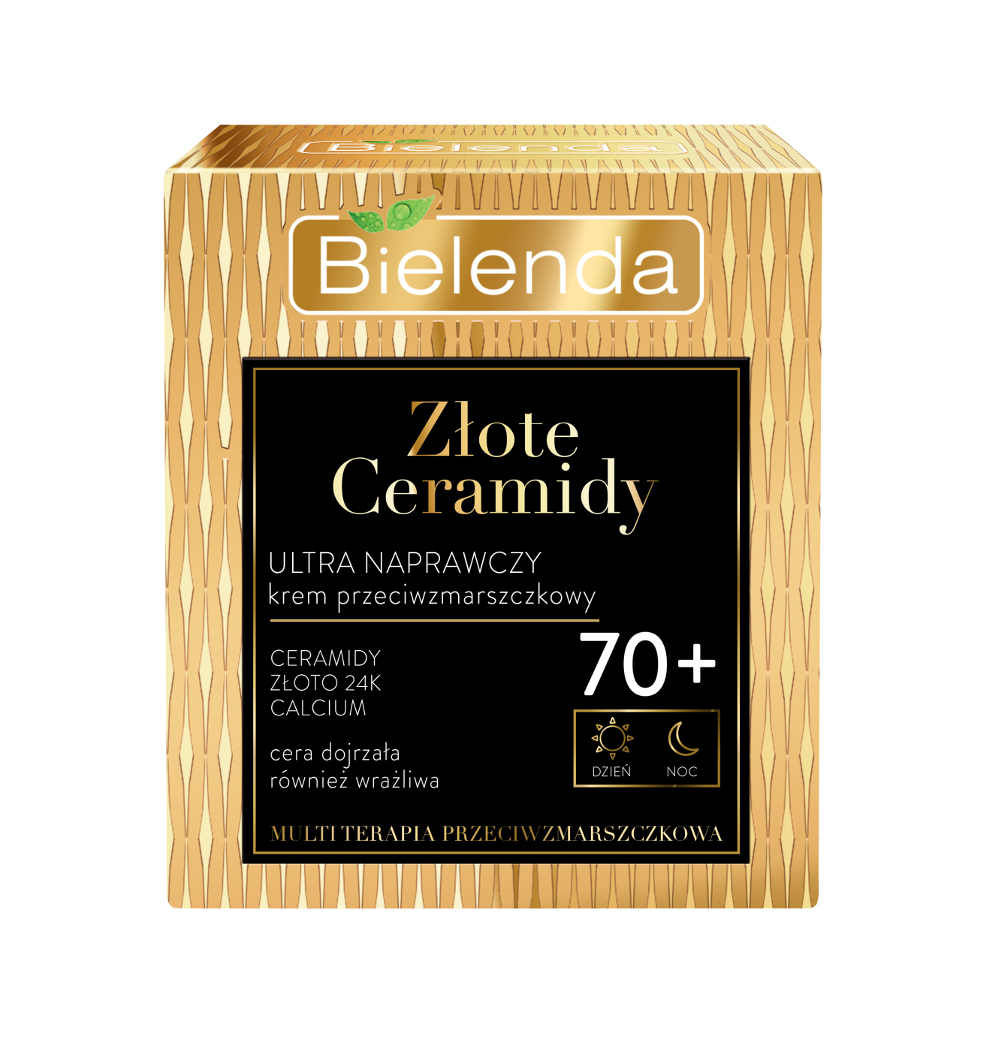 Bielenda Złote Ceramidy Krem do Twarzy 70+ 50ml