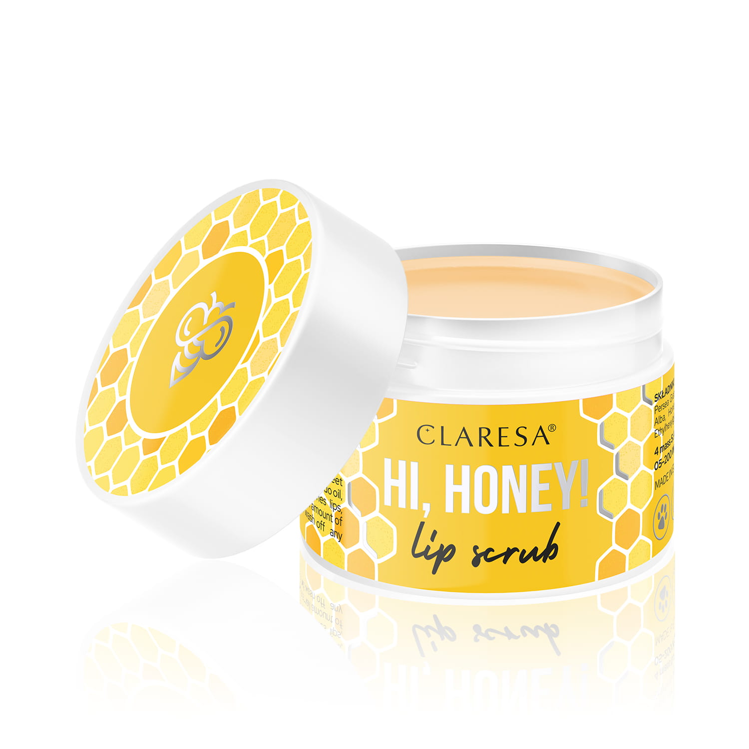 Claresa Hi Honey! Odżywczy Peeling do Ust Miodowy 15g
