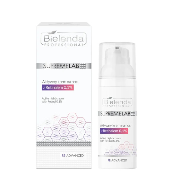 Bielenda Professional SupremeLAB Re-Advanced Krem na Noc z Retinalem 50ml