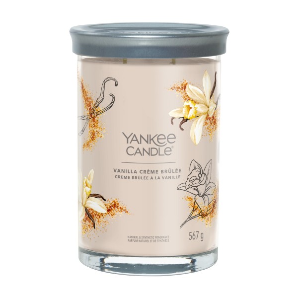 Yankee Candle Tumbler Świeca w Dużym Słoiku z Dwoma Knotami Vanilla Creme Brulee