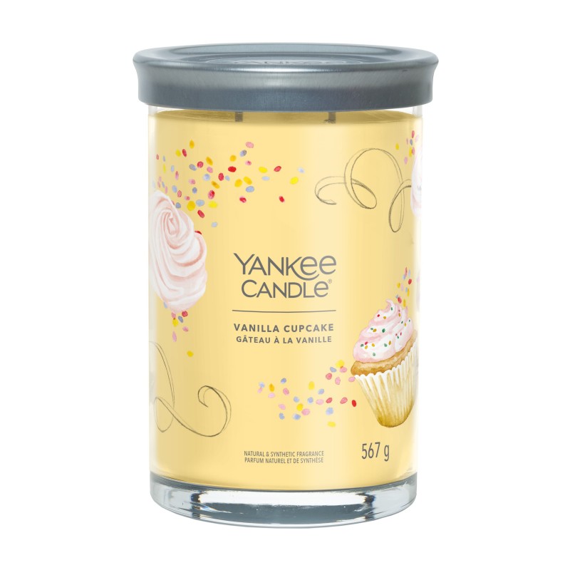 Yankee Candle Tumbler Świeca w Dużym Słoiku z Dwoma Knotami Vanilla Cupcake