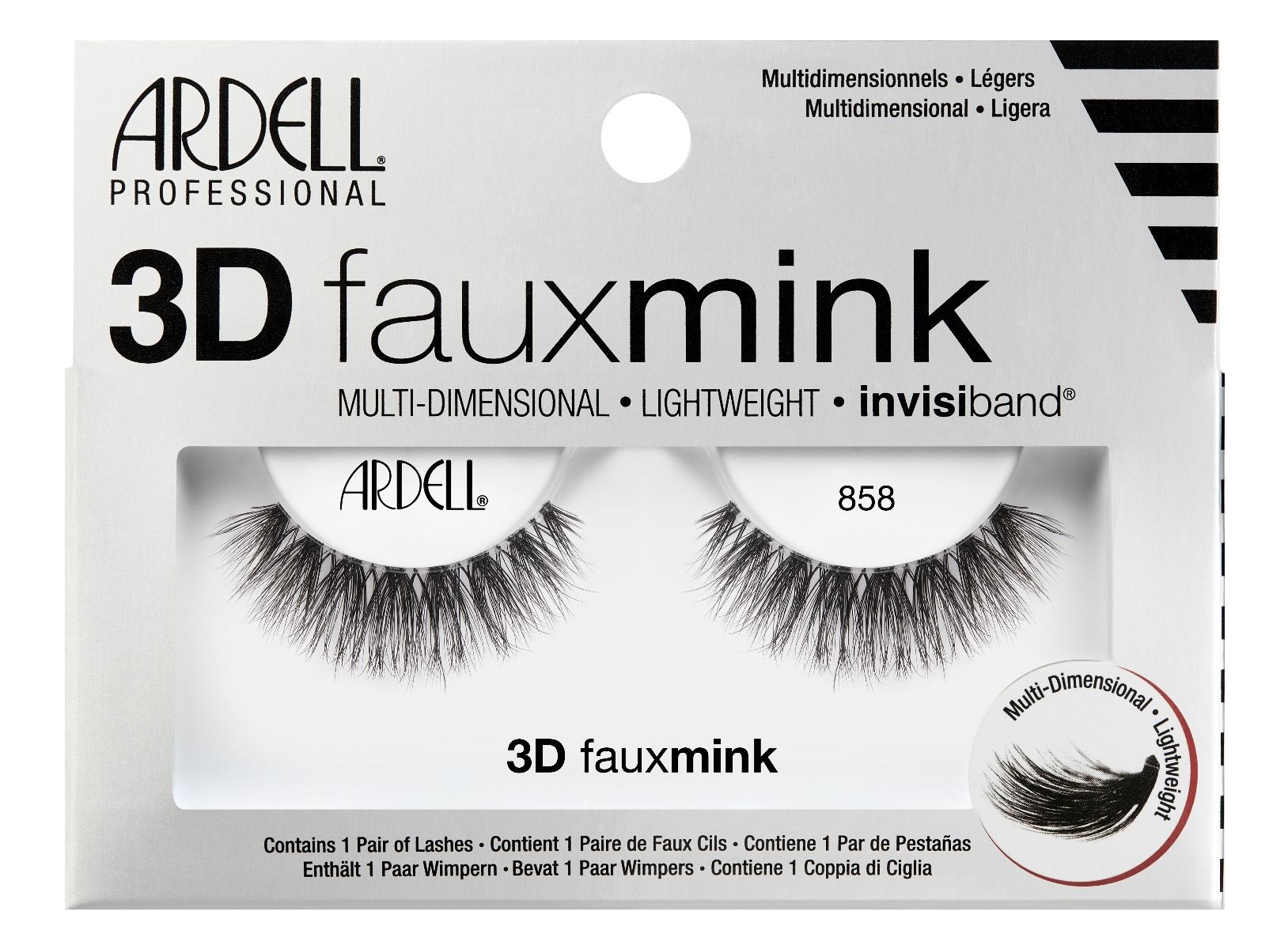 Ardell Rzęsy w Paskach 3D Faux Mink 858