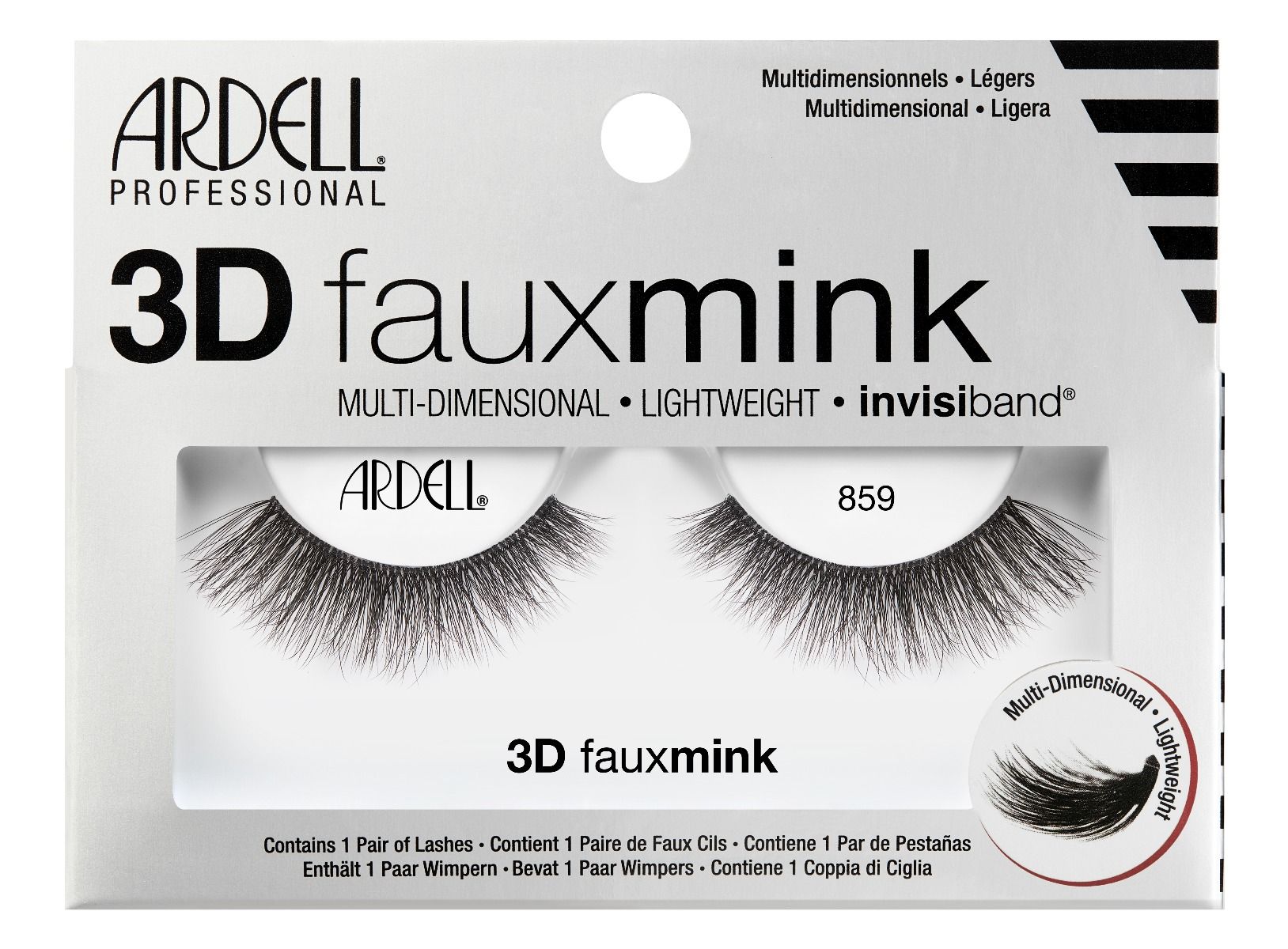 Ardell Rzęsy w Paskach 3D Faux Mink 859