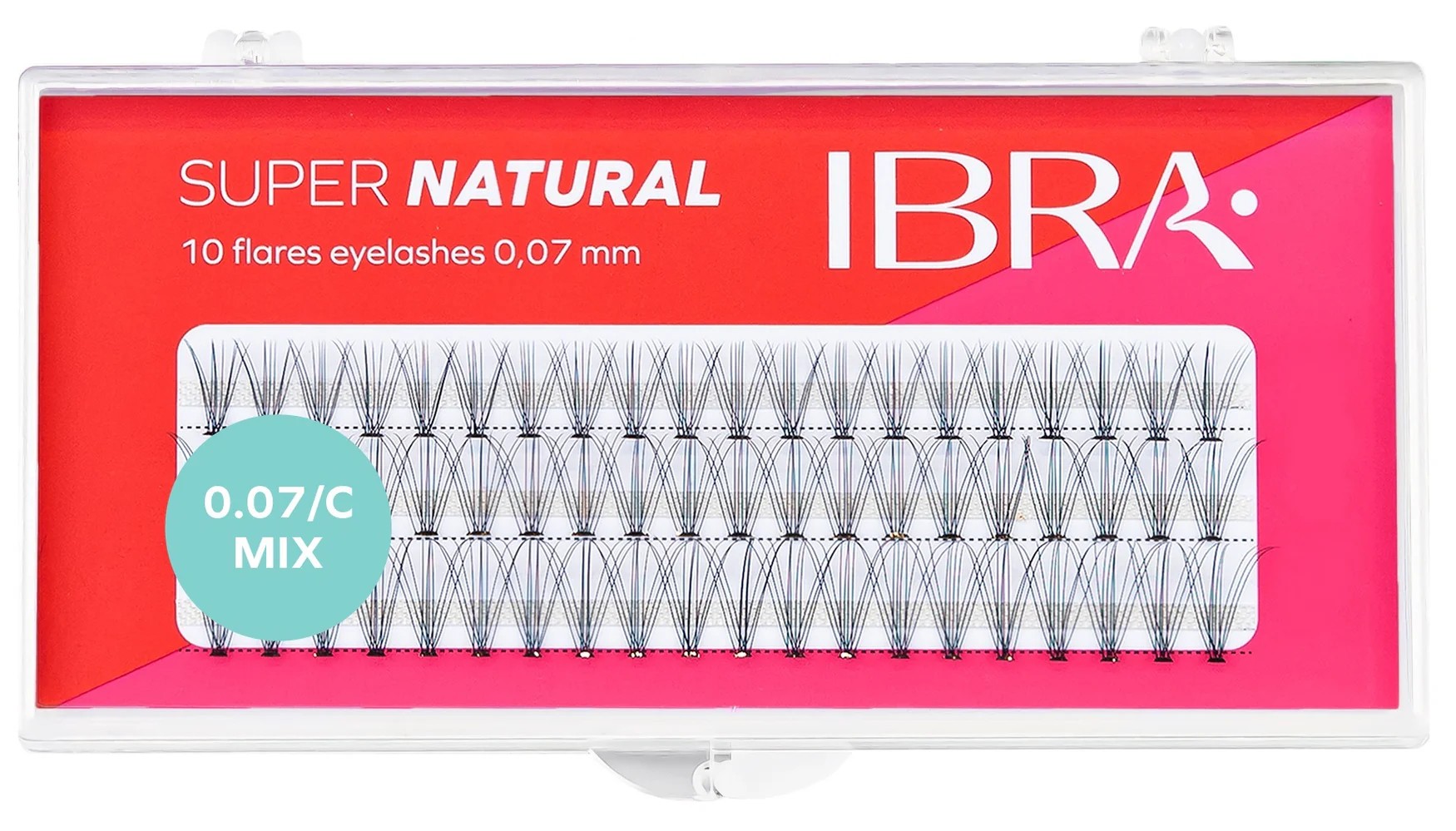 Zestaw Kępek Rzęs Super Natural 0,07-C-MIX