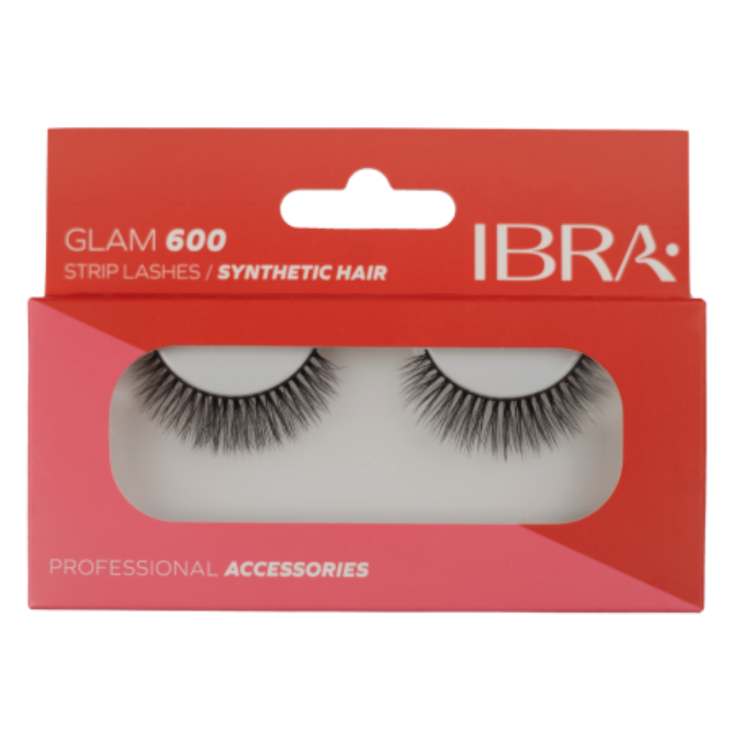 IBRA Makeup Sztuczne Rzęsy na Pasku Glam 600